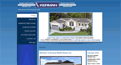 Desktop Screenshot of kermanmobilehomes.com