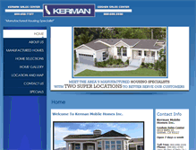 Tablet Screenshot of kermanmobilehomes.com
